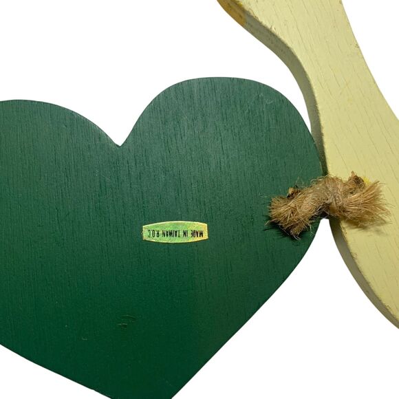 Lot of 4 Vintage Primitive Wooden Christmas Decor Farm House Country - Picture 8 of 8